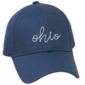 Wholesale - Navy Embroidery State Hat- Ohio C/P 24, UPC: 885114879595